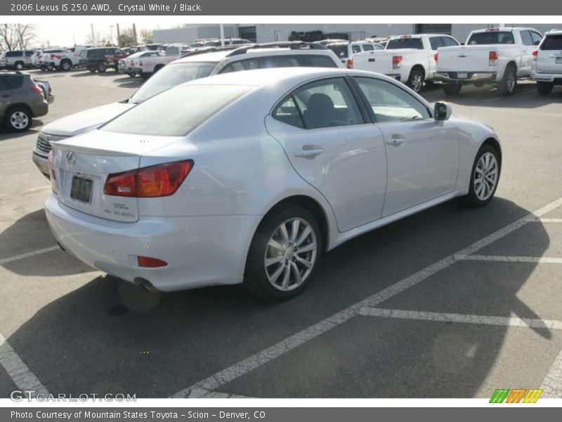 Crystal White / Black 2006 Lexus IS 250 AWD