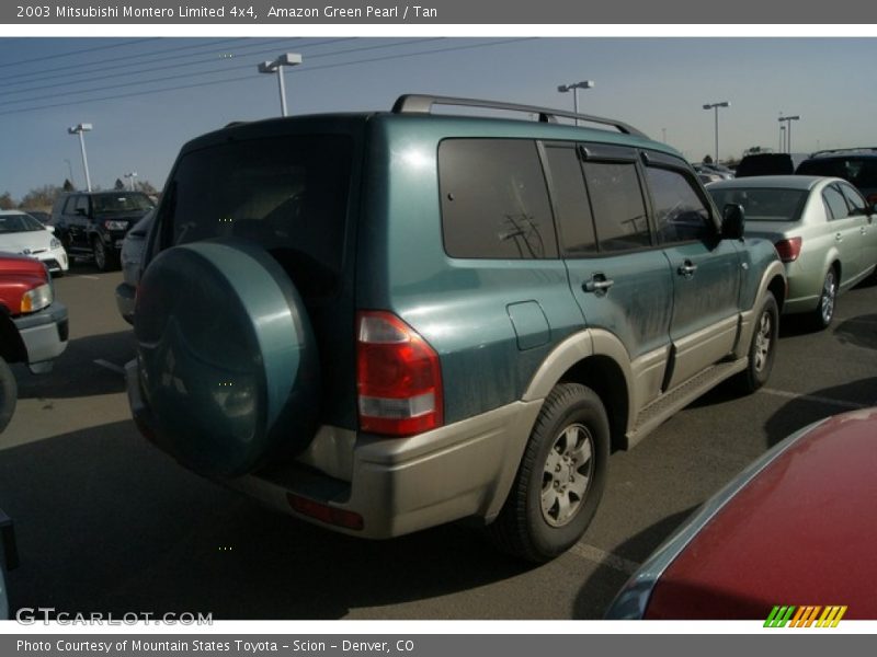 Amazon Green Pearl / Tan 2003 Mitsubishi Montero Limited 4x4