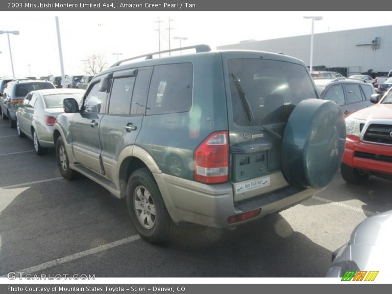 Amazon Green Pearl / Tan 2003 Mitsubishi Montero Limited 4x4