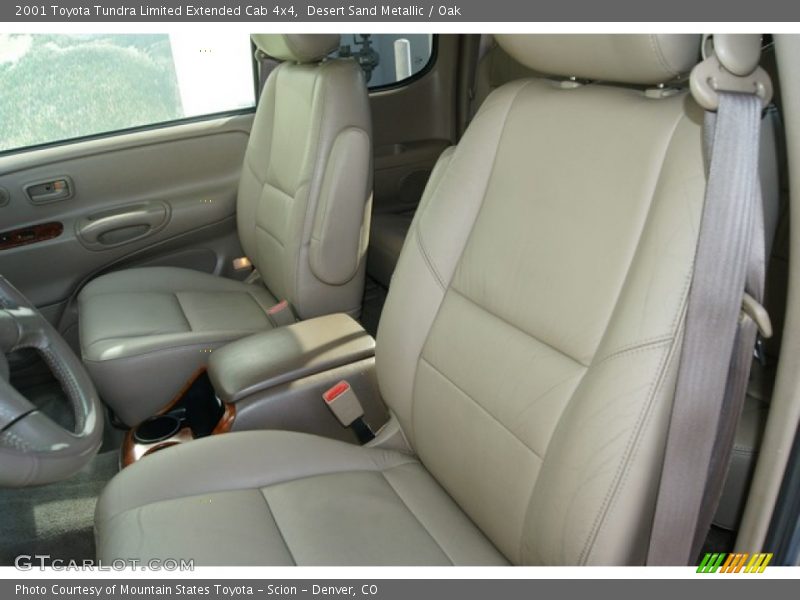 Desert Sand Metallic / Oak 2001 Toyota Tundra Limited Extended Cab 4x4