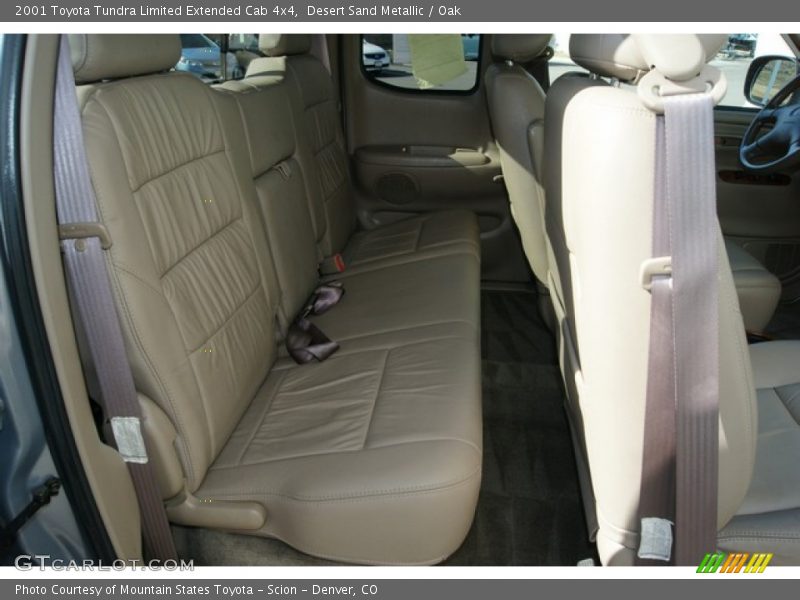 Desert Sand Metallic / Oak 2001 Toyota Tundra Limited Extended Cab 4x4