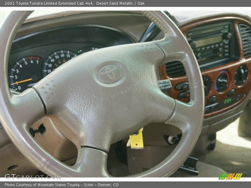 Desert Sand Metallic / Oak 2001 Toyota Tundra Limited Extended Cab 4x4