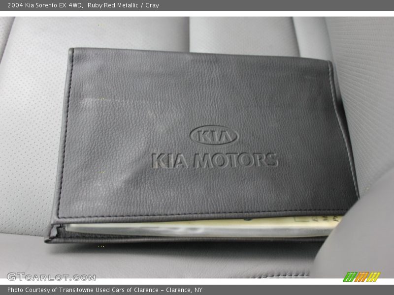 Ruby Red Metallic / Gray 2004 Kia Sorento EX 4WD