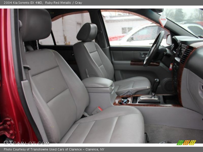 Ruby Red Metallic / Gray 2004 Kia Sorento EX 4WD