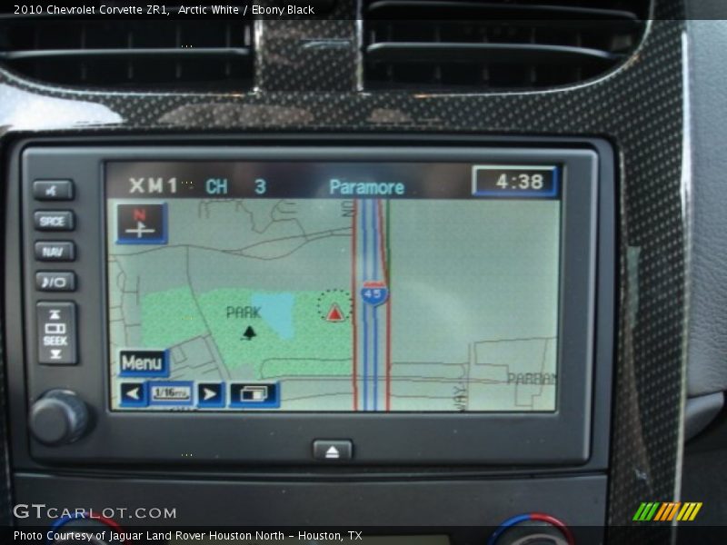 Navigation of 2010 Corvette ZR1