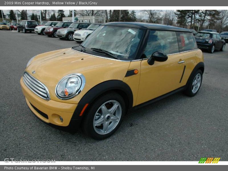 Mellow Yellow / Black/Grey 2009 Mini Cooper Hardtop
