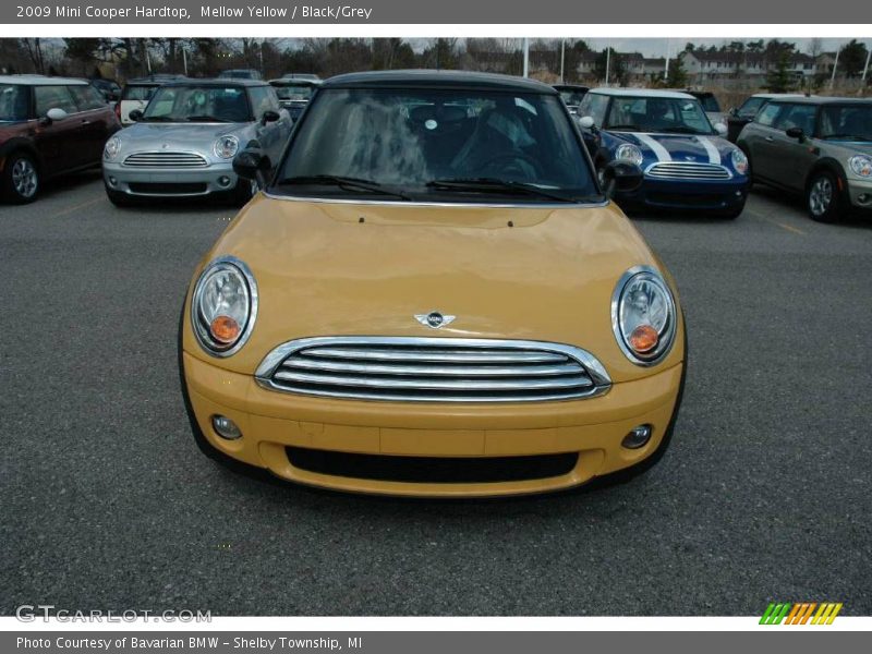 Mellow Yellow / Black/Grey 2009 Mini Cooper Hardtop