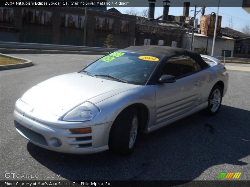 Sterling Silver Metallic / Midnight 2004 Mitsubishi Eclipse Spyder GT