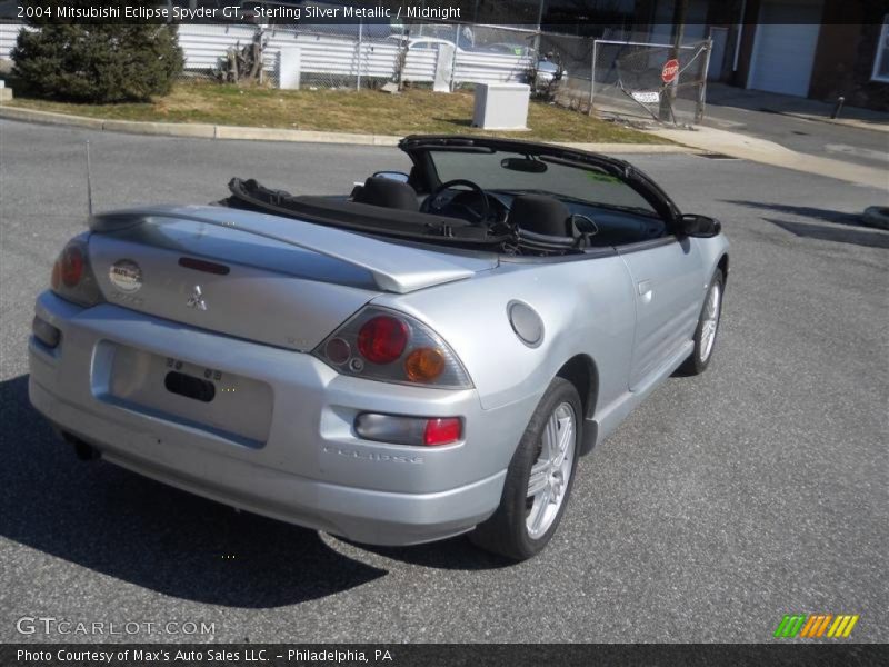 Sterling Silver Metallic / Midnight 2004 Mitsubishi Eclipse Spyder GT