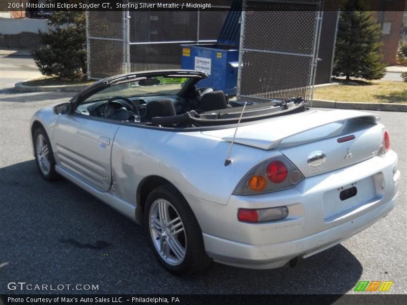 Sterling Silver Metallic / Midnight 2004 Mitsubishi Eclipse Spyder GT
