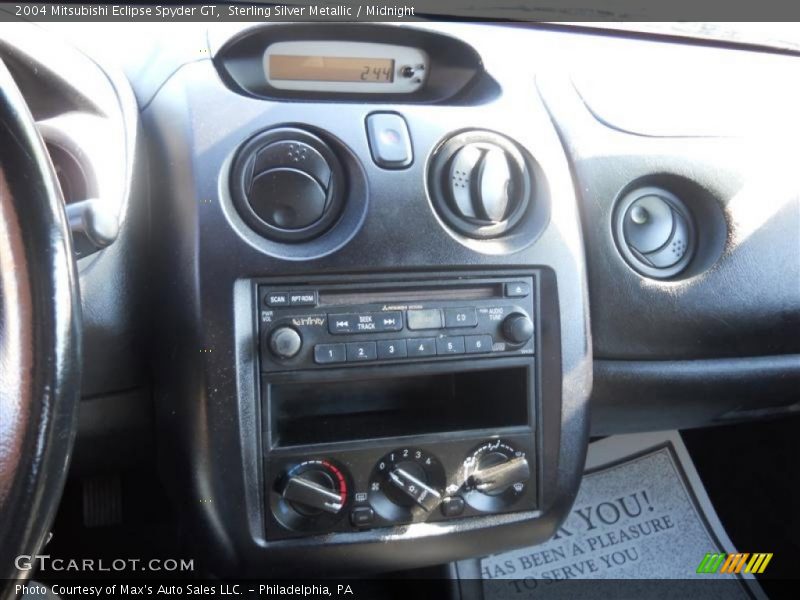 Sterling Silver Metallic / Midnight 2004 Mitsubishi Eclipse Spyder GT