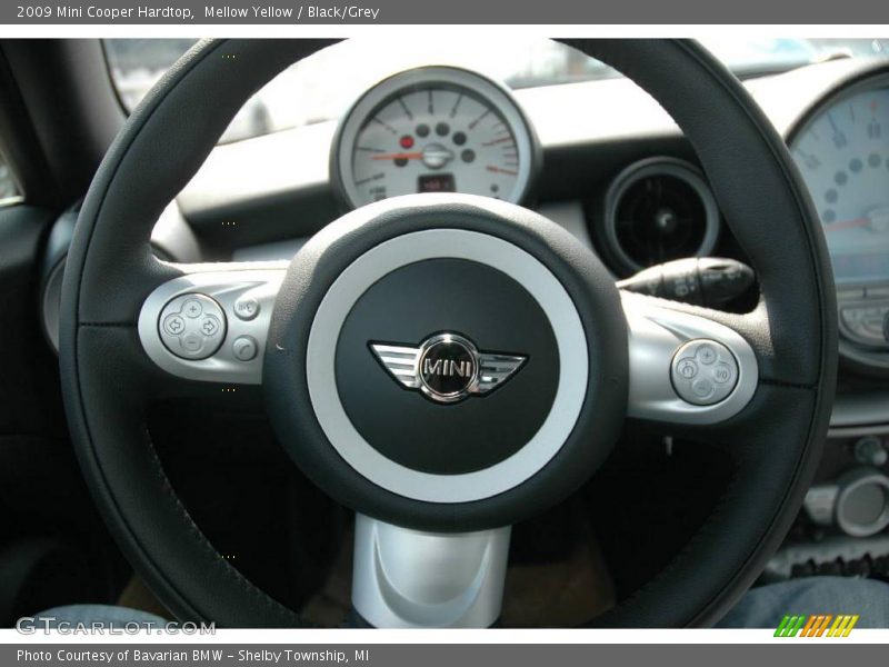 Mellow Yellow / Black/Grey 2009 Mini Cooper Hardtop