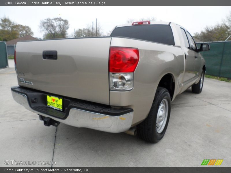 Desert Sand Mica / Beige 2008 Toyota Tundra Double Cab