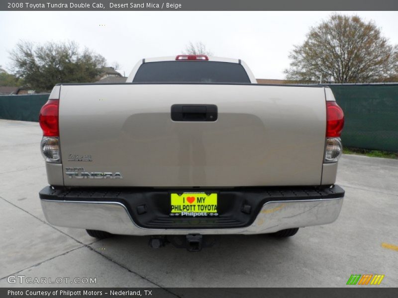 Desert Sand Mica / Beige 2008 Toyota Tundra Double Cab