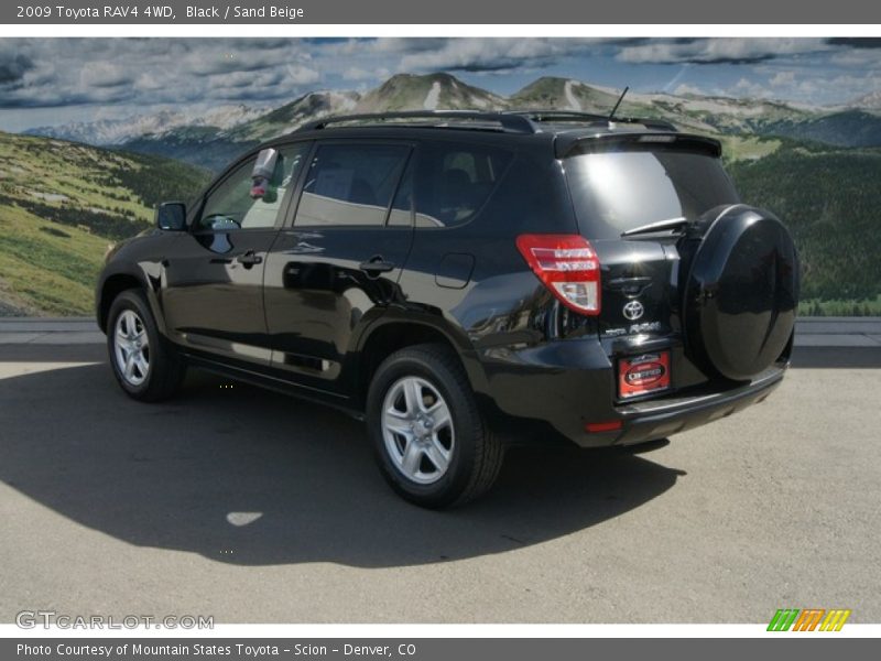 Black / Sand Beige 2009 Toyota RAV4 4WD