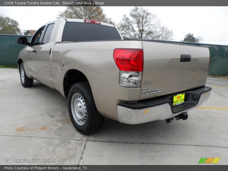 Desert Sand Mica / Beige 2008 Toyota Tundra Double Cab