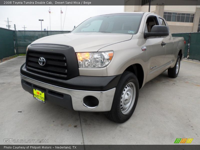 Desert Sand Mica / Beige 2008 Toyota Tundra Double Cab