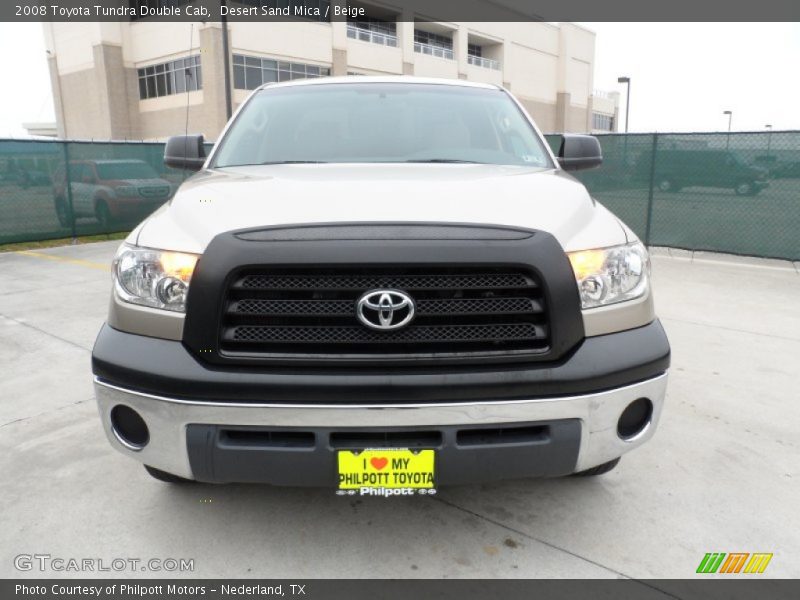 Desert Sand Mica / Beige 2008 Toyota Tundra Double Cab