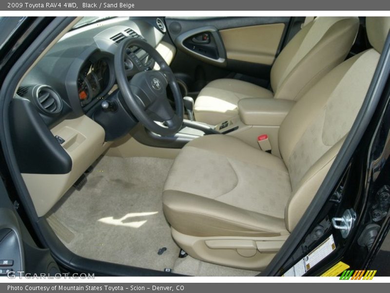 Black / Sand Beige 2009 Toyota RAV4 4WD