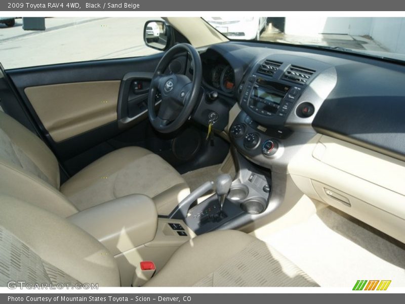 Black / Sand Beige 2009 Toyota RAV4 4WD