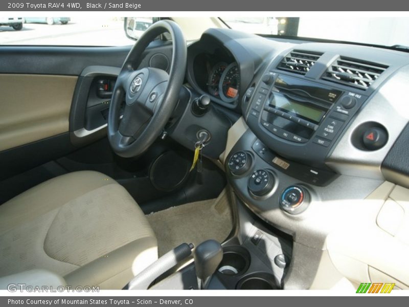 Black / Sand Beige 2009 Toyota RAV4 4WD