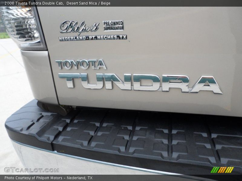 Desert Sand Mica / Beige 2008 Toyota Tundra Double Cab