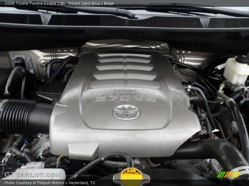 Desert Sand Mica / Beige 2008 Toyota Tundra Double Cab
