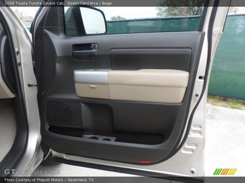 Desert Sand Mica / Beige 2008 Toyota Tundra Double Cab