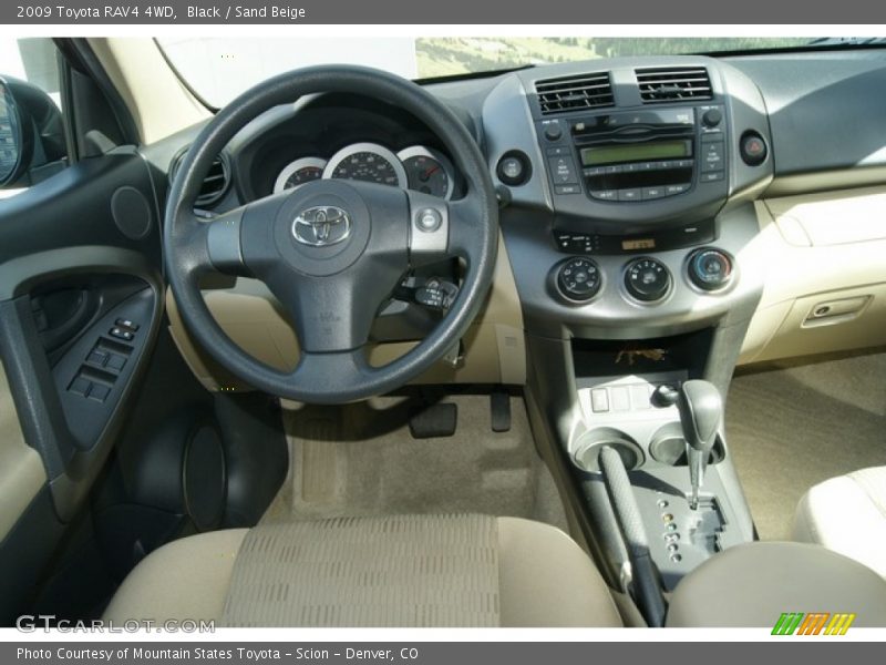 Black / Sand Beige 2009 Toyota RAV4 4WD