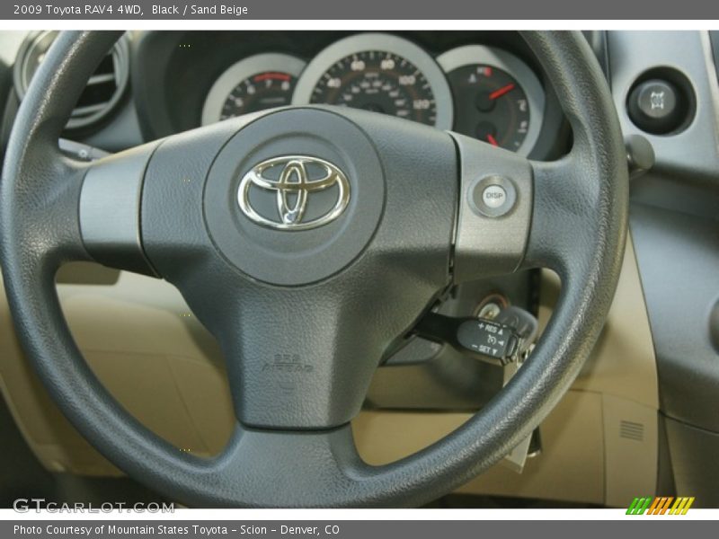 Black / Sand Beige 2009 Toyota RAV4 4WD