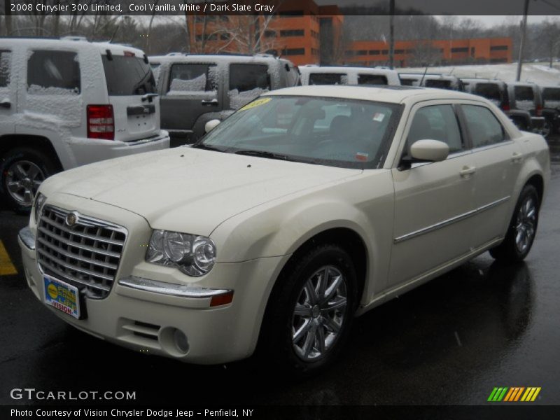 Cool Vanilla White / Dark Slate Gray 2008 Chrysler 300 Limited