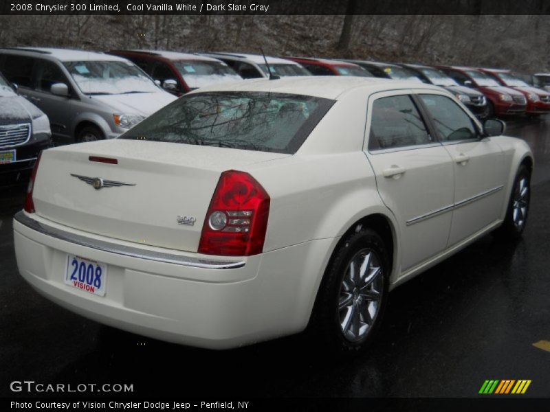 Cool Vanilla White / Dark Slate Gray 2008 Chrysler 300 Limited