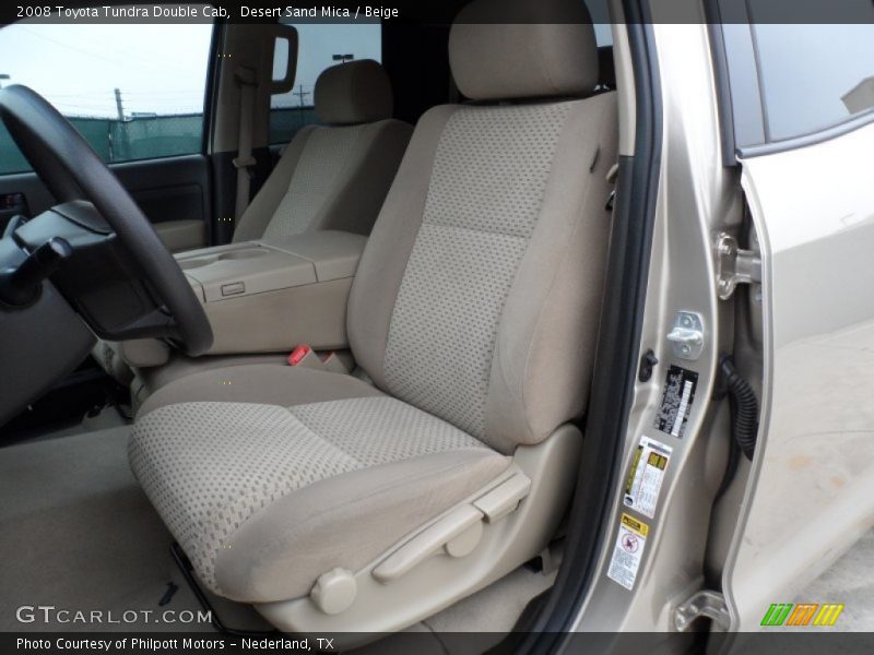 Desert Sand Mica / Beige 2008 Toyota Tundra Double Cab