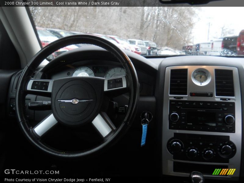 Cool Vanilla White / Dark Slate Gray 2008 Chrysler 300 Limited