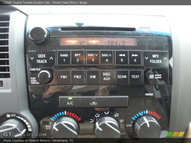 Desert Sand Mica / Beige 2008 Toyota Tundra Double Cab