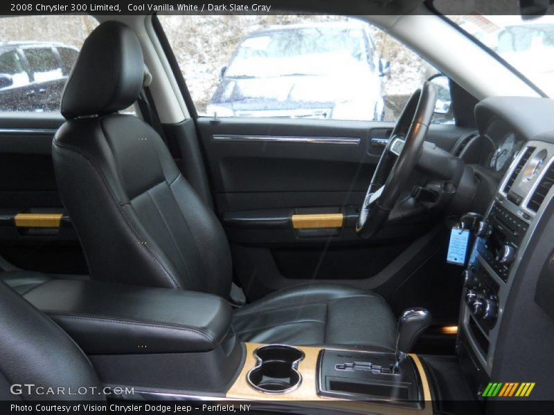 Cool Vanilla White / Dark Slate Gray 2008 Chrysler 300 Limited