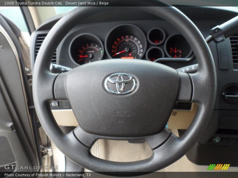 Desert Sand Mica / Beige 2008 Toyota Tundra Double Cab