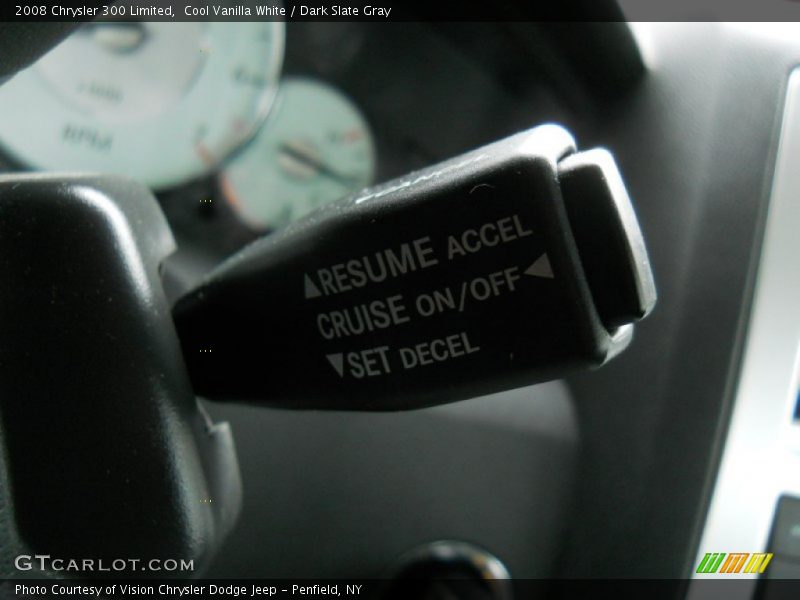 Cool Vanilla White / Dark Slate Gray 2008 Chrysler 300 Limited