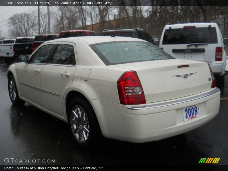 Cool Vanilla White / Dark Slate Gray 2008 Chrysler 300 Limited