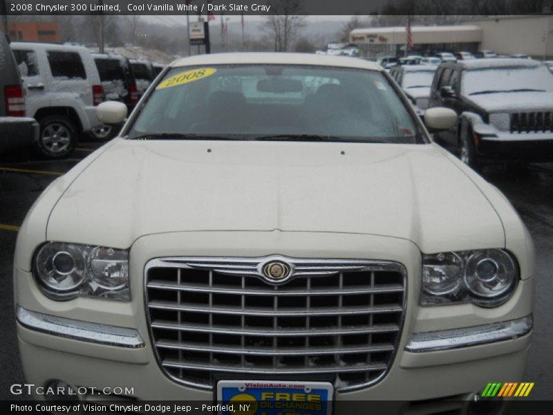 Cool Vanilla White / Dark Slate Gray 2008 Chrysler 300 Limited