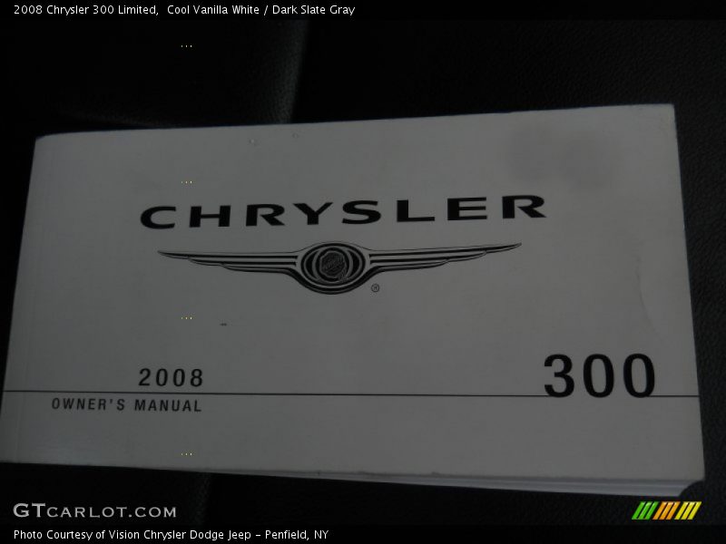 Cool Vanilla White / Dark Slate Gray 2008 Chrysler 300 Limited