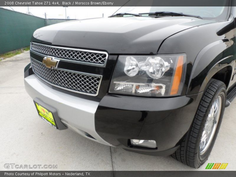 Black / Morocco Brown/Ebony 2008 Chevrolet Tahoe Z71 4x4
