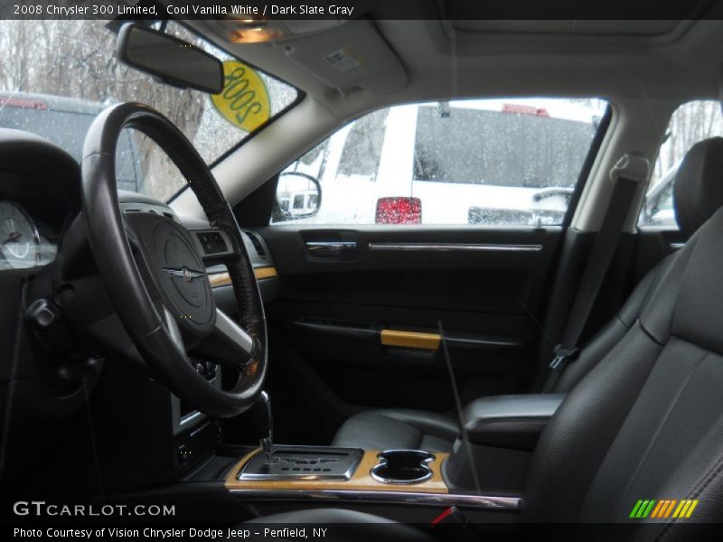 Cool Vanilla White / Dark Slate Gray 2008 Chrysler 300 Limited