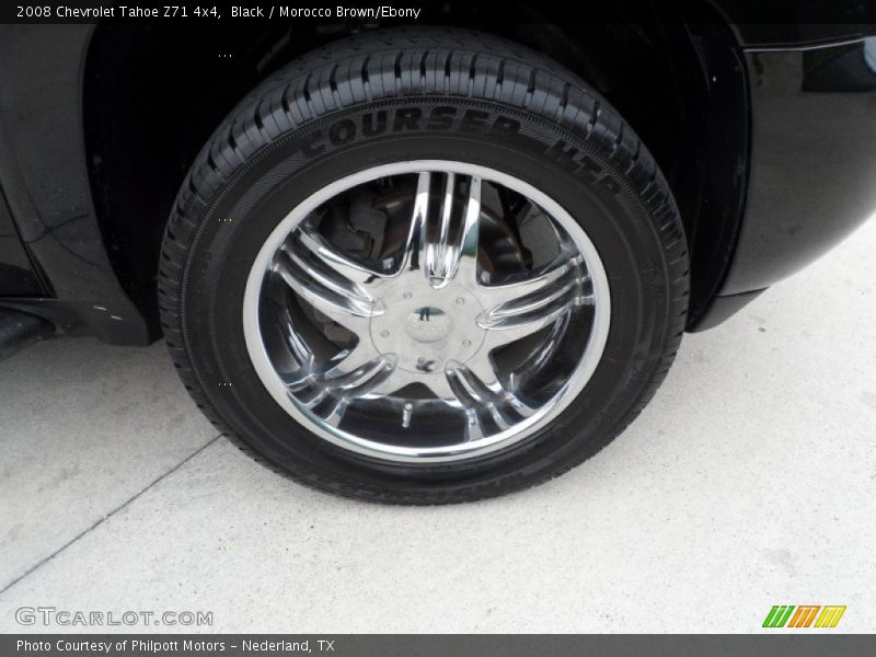 Black / Morocco Brown/Ebony 2008 Chevrolet Tahoe Z71 4x4