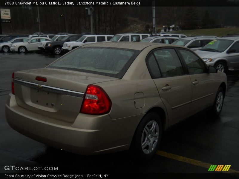 Sandstone Metallic / Cashmere Beige 2008 Chevrolet Malibu Classic LS Sedan