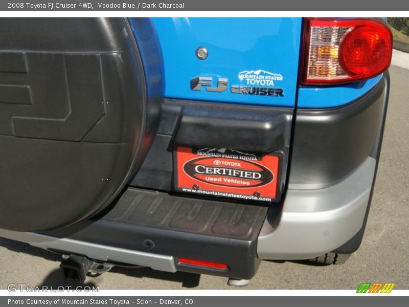 Voodoo Blue / Dark Charcoal 2008 Toyota FJ Cruiser 4WD