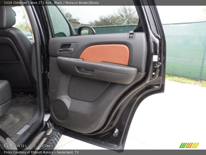 Black / Morocco Brown/Ebony 2008 Chevrolet Tahoe Z71 4x4