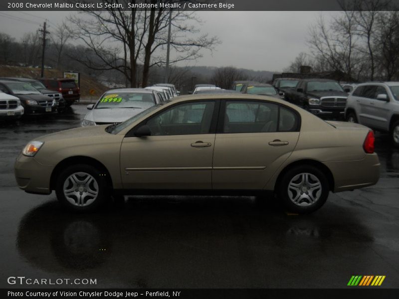 Sandstone Metallic / Cashmere Beige 2008 Chevrolet Malibu Classic LS Sedan