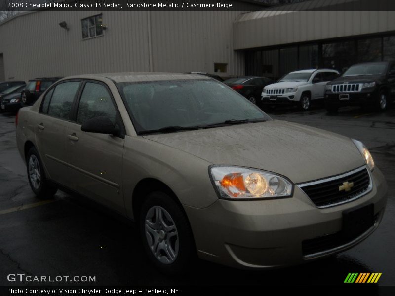 Sandstone Metallic / Cashmere Beige 2008 Chevrolet Malibu Classic LS Sedan