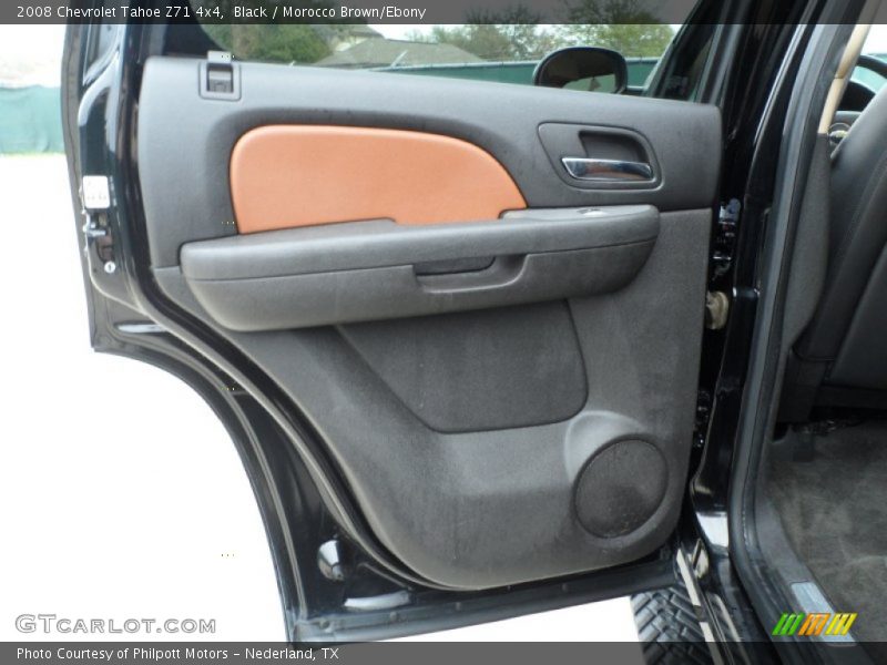 Black / Morocco Brown/Ebony 2008 Chevrolet Tahoe Z71 4x4